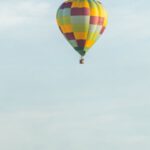Hamilton - Checkered Hot Air Balloon over Green Pasture