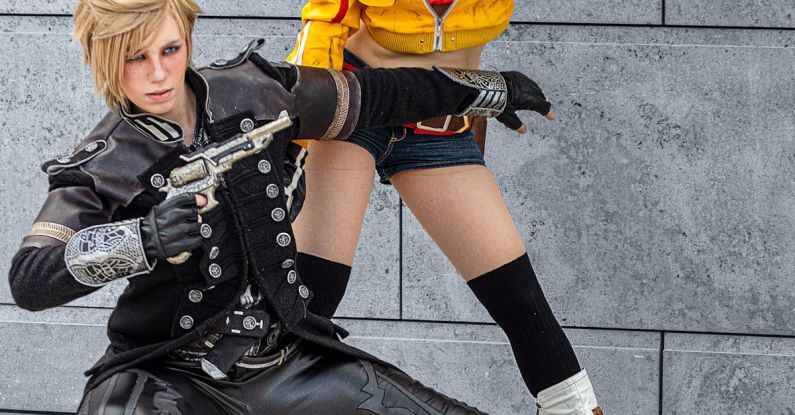 Final Fantasy - Man and Woman Wearing Costume