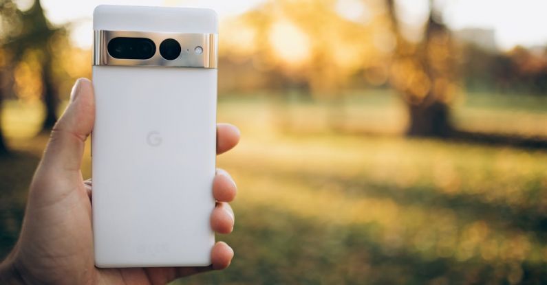 Google Pixel - Close-up of a Person Holding a Google Pixel Smartphone