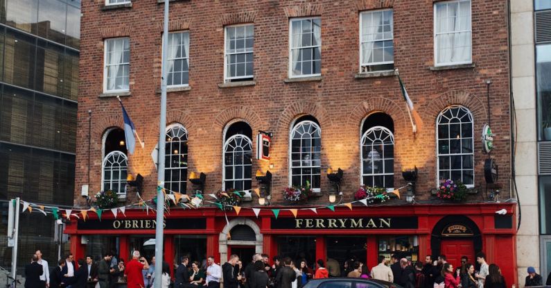 Ferryman - Exterior of a Brick Building in Dublin