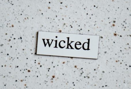 Wicked - Text on a White Surface