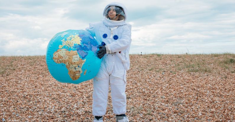 Lonely Planet - Astronaut Holding the Earth